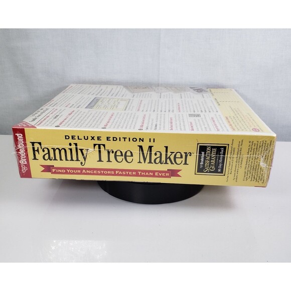 Vintage Windows Original Family Tree Maker 1996 Deluxe Edition II NEW Sealed - Picture 14 of 16